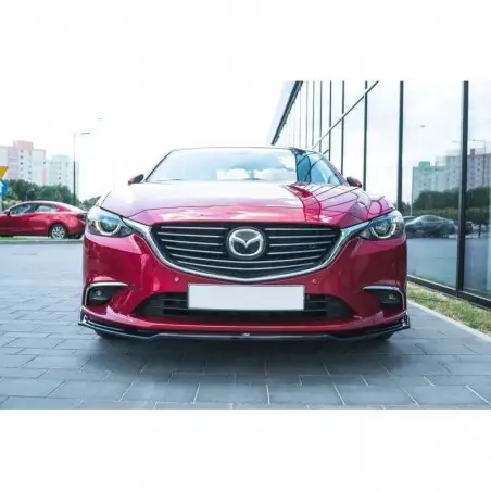 Tuning Maxton Front Splitter V Mazda Gj Mk Facelift Gloss Black