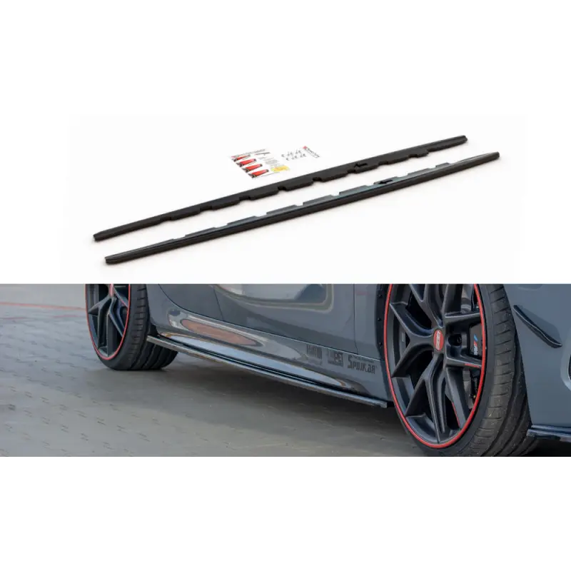 Tuning Maxton Side Skirts Diffusers V 1 For BMW 1 F40 M Pack M135i