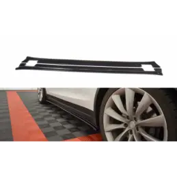 Maxton SIDE SKIRTS DIFFUSERS V.1 TESLA MODEL X Gloss Black, Tesla