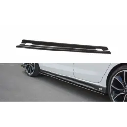 Maxton Side Skirts Diffusers V.1 Hyundai I30 N Mk3 Hatchback / Fastback Gloss Black, Hyundai