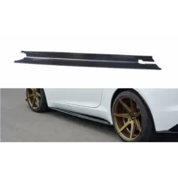 Maxton SIDE SKIRTS DIFFUSERS JAGUAR F-TYPE Gloss Black, Jaguar