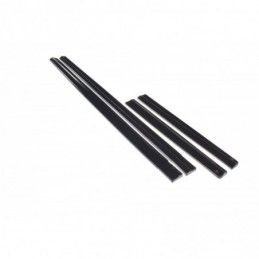 Maxton Side skirts Diffusers Volkswagen T6 Gloss Black, T6