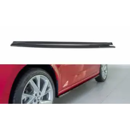 Maxton Side Skirts Diffusers Skoda Scala Gloss Black, Scala