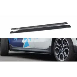 Maxton SIDE SKIRTS DIFFUSERS SUZUKI SWIFT 6 SPORT Gloss Black, Suzuki