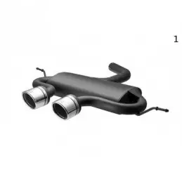 Maxton VOLKSWAGEN GOLF VI, GOLF V R32, SCIROCCO 3 SPORTS EXHAUST MUFFLER EXHAUST 1, Scirocco