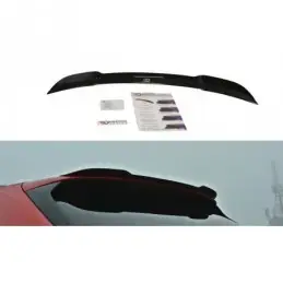 Maxton Spoiler Cap Audi S4 / A4 S-Line B9 Avant Gloss Black, A4 B9