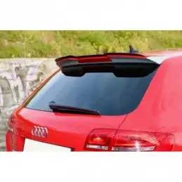 Maxton SPOILER CAP Audi RS3 8P Gloss Black, A3/ S3/ RS3 8P