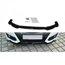 Maxton FRONT SPLITTER Honda Civic Mk9 Facelift Gloss Black, CIVIC