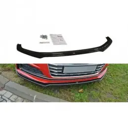 Maxton FRONT SPLITTER V.1 Audi A5 F5 S-Line Gloss Black, A5 F5