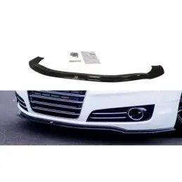 Maxton FRONT SPLITTER V.1 Audi A8 D4 Gloss Black, A8/S8 D4