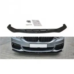 Maxton FRONT SPLITTER V.1 for BMW 5 G30/ G31 M-Pack Gloss Black, Serie 5 G30/ G31