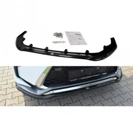 Maxton FRONT SPLITTER V.1 Lexus RX Mk4 F-Sport Gloss Black, Lexus