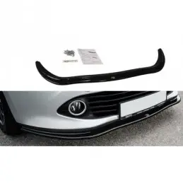 Maxton FRONT SPLITTER V.1 Renault Clio Mk4 Gloss Black, Clio IV