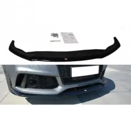 Maxton FRONT SPLITTER V.2 Audi RS7 Facelift Gloss Black, A7/ S7 / RS7 - C7