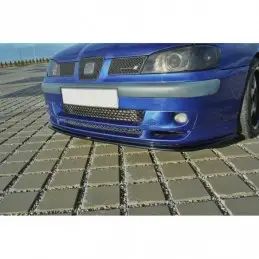 Maxton FRONT SPLITTER V.1 SEAT IBIZA MK2 FACELIFT CUPRA Gloss Black, Ibiza Mk2 / Mk2 FL Cupra