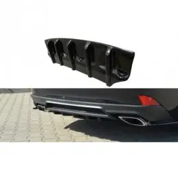 Maxton REAR VALANCE Lexus IS Mk3 Facelift T Gloss Black, Lexus