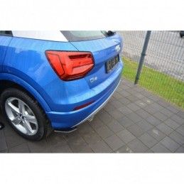 Maxton Rear Side Splitters Audi Q2 Mk.1 Gloss Black, Q2