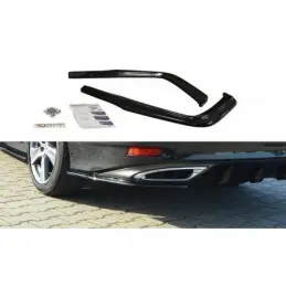 Maxton REAR SIDE SPLITTERS Lexus GS Mk4 Facelift T Gloss Black, Lexus