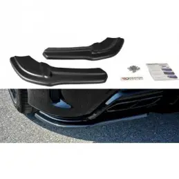 Maxton REAR SIDE SPLITTERS Mercedes A W176 AMG Facelift Gloss Black, CLASSE A