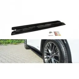 Maxton SIDE SKIRTS DIFFUSERS Lexus RX Mk4 Gloss Black, Lexus