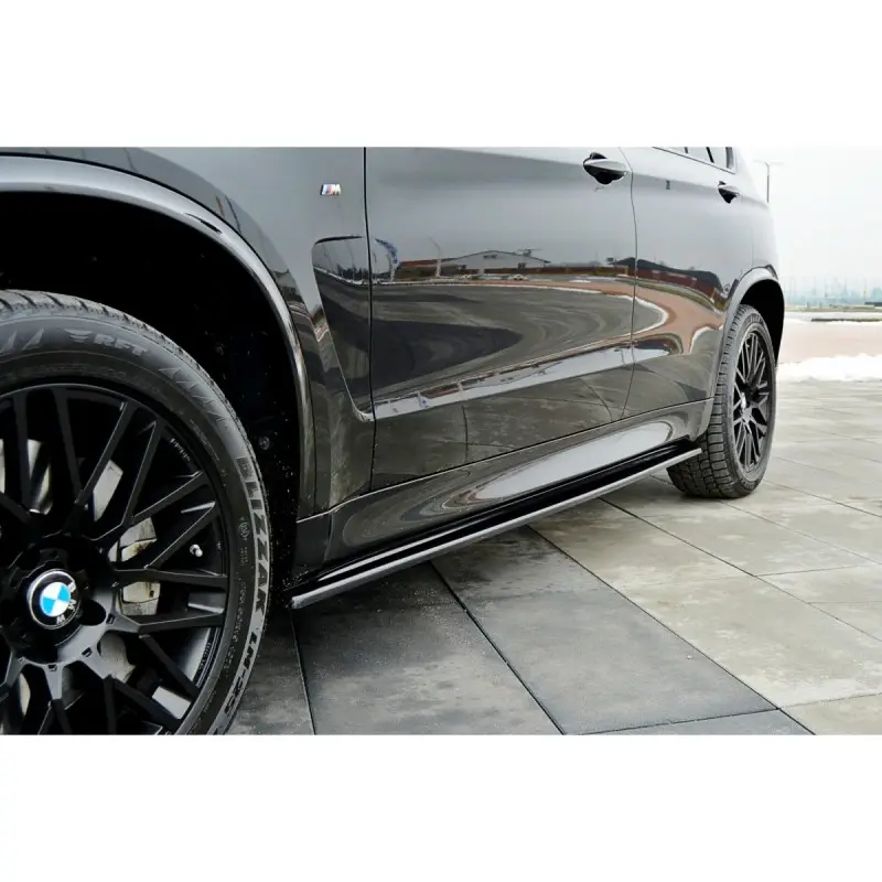 Tuning Maxton SIDE SKIRTS DIFFUSERS BMW X5 F15 M-PACK Gloss Black MAXTON  DESIGN