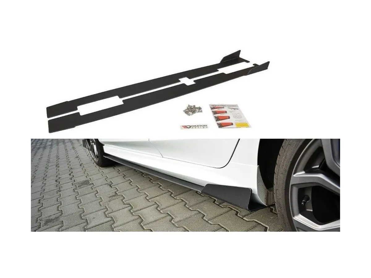 Tuning Maxton Racing Side Skirts Diffusers V.1 Ford Fiesta Mk8 ST / ST-Line  MAXTON DESIGN