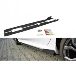 Maxton Racing Side Skirts Diffusers V.1 Ford Fiesta Mk8 ST / ST-Line , Fiesta Mk8