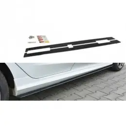 Maxton Racing Side Skirts Diffusers V.2 Ford Fiesta Mk8 ST / ST-Line ABS, Fiesta Mk8