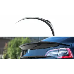 Maxton Spoiler Extension Tesla Model 3 Gloss Black, Tesla