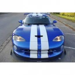 Maxton FRONT RACING SPLITTER DODGE VIPER GTS ABS+Gloss Black, Dodge