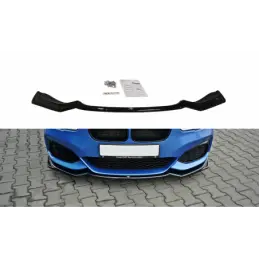 Maxton FRONT SPLITTER V.2 BMW 1 F20/F21 M-Power Gloss Black, Serie 1 F20/ F21