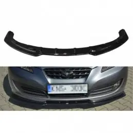 Maxton FRONT SPLITTER HYUNDAI GENESIS COUPÉ MK.1 Gloss Black, Hyundai