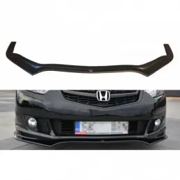 Maxton FRONT SPLITTER HONDA ACCORD MK.8 TYPE-S (CU-SERIES) PREFACE SEDAN Gloss Black, ACCORD