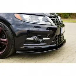 Maxton FRONT SPLITTER VOLKSWAGEN CC R-LINE Gloss Black, CC