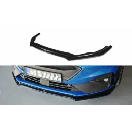 Maxton Front Splitter V.1 Ford Focus ST / ST-Line Mk4 Gloss Black, Focus Mk4 / ST-Line