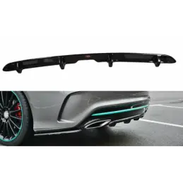 Maxton REAR VALANCE MERCEDES-BENZ CLA C117 AMG-LINE FACELIFT Gloss Black, CLA C117