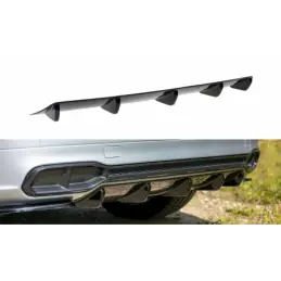 Maxton REAR VALANCE Audi SQ5/Q5 S-line MkII Gloss Black, Q5 / SQ5