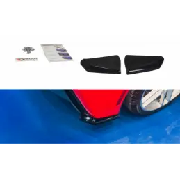 Maxton REAR SIDE SPLITTERS CHEVROLET CORVETTE C7 Gloss Black, Chevrolet