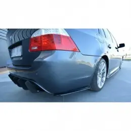 Maxton REAR SIDE SPLITTERS for BMW 5 E60/E61 M-PACK Gloss Black, Serie 5 E60/ E61