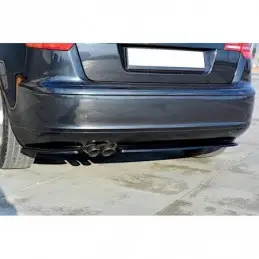 Maxton Rear Side Splitters Audi A3 Sportback 8P / 8P Facelift Gloss Black, A3/ S3/ RS3 8P