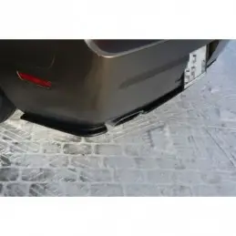 Maxton REAR SIDE SPLITTERS DODGE CHALLENGER MK3. PHASE-I SRT8 COUPE Gloss Black, Dodge