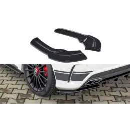 Maxton REAR SIDE SPLITTERS Mercedes A45 AMG W176 Gloss Black, CLASSE A