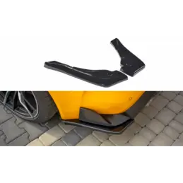 Maxton Rear Side Splitters V.1 Toyota Supra Mk5 Gloss Black, Supra