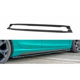 Maxton SIDE SKIRTS DIFFUSERS Volvo V40 R-design Gloss Black, V40