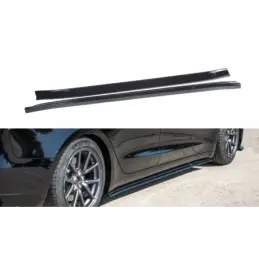 Maxton Side Skirts Diffusers Tesla Model 3 Gloss Black, Tesla