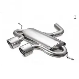 Maxton VOLKSWAGEN GOLF VI, GOLF V R32, SCIROCCO 3 SPORTS EXHAUST MUFFLER EXHAUST 3, Scirocco