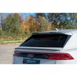 Maxton Upper Spoiler Cap Audi Q8 S-line Gloss Black, Q8