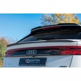 Maxton Lower Spoiler Cap Audi Q8 S-line Gloss Black, Q8