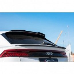 Maxton Lower Spoiler Cap Audi Q8 S-line Gloss Black, Q8