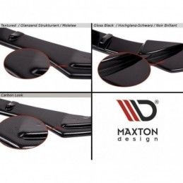 Maxton Lower Spoiler Cap Audi Q8 S-line Gloss Black, Q8